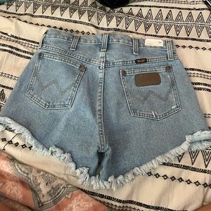 New never worn wrangler jean shorts